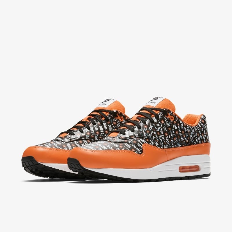 Nike air max 1 hotsell just do it orange